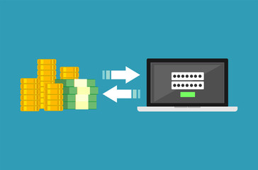 Secure online transactions. Payment processor. Electronic money. Online Banking.