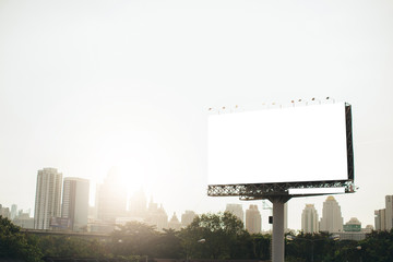 billboard blank for outdoor advertising poster or blank billboar