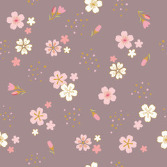 桜の背景パターン