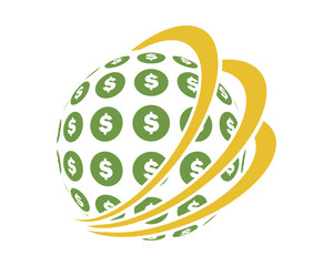 rounded dollar icon
