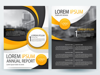 Abstract vector modern/ flyer design / brochure design template / annual report /book cover / corporate identity template /in an A4 page	