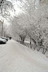 Зимняя улица.