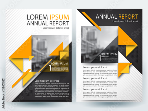 abstract vector modern flyer design brochure design template