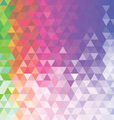 Abstract colorful background with triangles