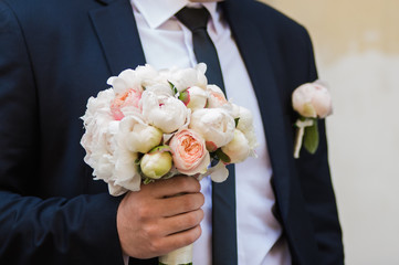 Groom style. Wedding day