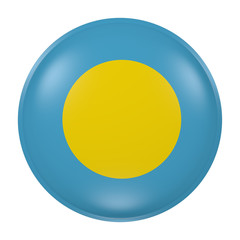 Palau button on white background