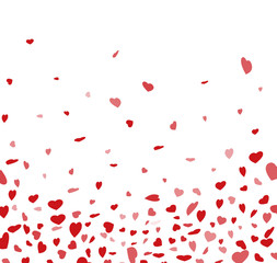 St. Valentine's Day,
vector with a red hearts