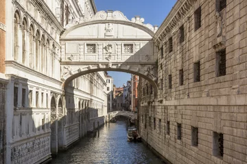 Papier Peint photo Pont des Soupirs Bridge of Sighs, Venice, Italy