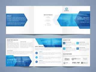 Three Fold Business Brochure Set.