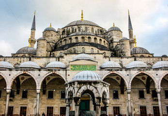 Obraz premium The Blue Mosque (Sultanahmet Mosque). Istanbul, Turkey