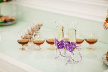 bar buffet wedding ceremony