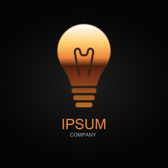 Lamp - vector icon.