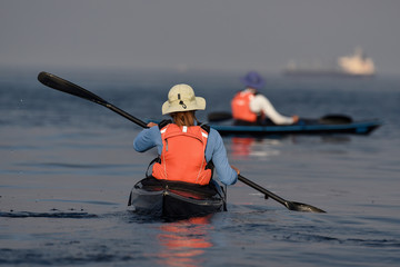 sea kayaking