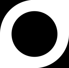 Black and white abstract background