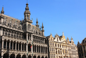 Fototapeta na wymiar House of bread on Grand place in Brussels, Belgium
