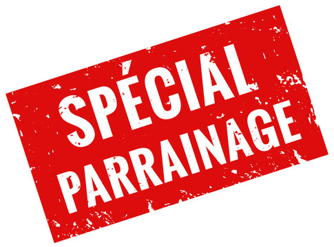 Sp&eacute;cial parrainage timbre rouge