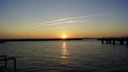 Obraz premium Sonnenuntergang Ostsee