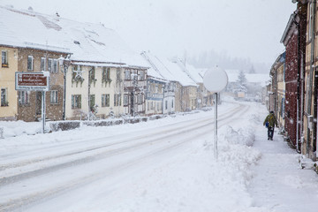 Fototapeta premium Güntersberge im Winter
