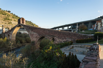 The devil's bridge in Martorell