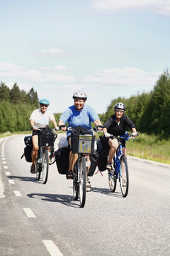 People cycling
