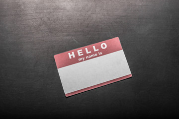 Business card template mockup
