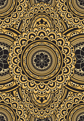 mandala seamless vector design