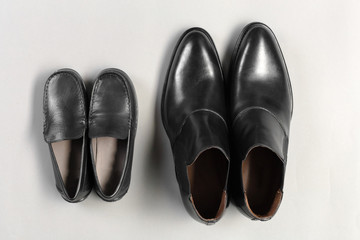 Leather men's shoes