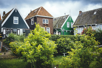 Fototapeta na wymiar Typical house in Volendam, Netherlands