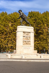 Rome, Italy. Bersagliere Monument, 1932