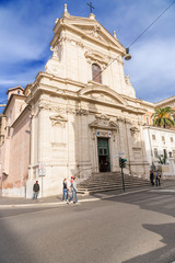 Rome, Italy. Titular church of Santa Maria della Vittoria, 1605 - 1622 years.
