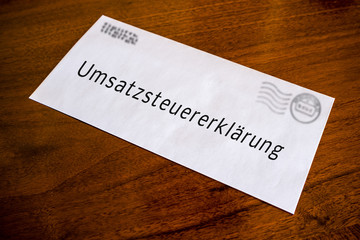 Umsatzsteuererklärung Brief