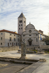 Fototapeta na wymiar Church and Monastery of St. Mary in Zadar, Croatia