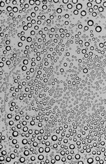 purple bubbles in water close-up abstract background