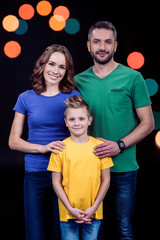 Fototapeta premium Happy family standing together