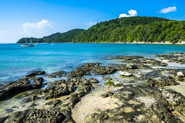 Tropical paradise on the island of Frades in the Bay of All Sain