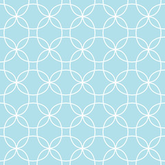 Abstract geometric blue hipster deco art pattern