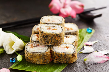 Tempura Sushi Roll © Ryzhkov