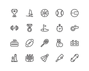 Sport icon set