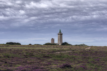 Fototapeta na wymiar Lighthouse on a hill
