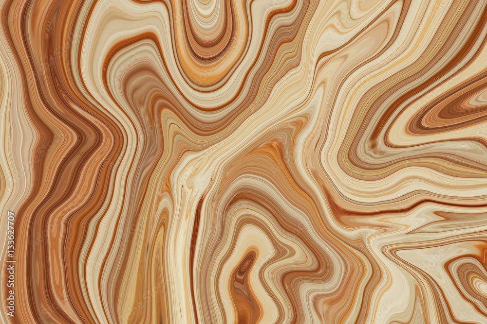 Wall mural marble ink colorful texture background / brown marble pattern texture abstract background / can be u