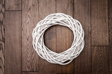 Wreath Twisted Wood Decoration