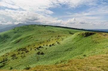 Naklejka premium japanese landscape - bihoro touge - hokkaido