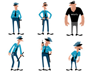 Six guards set