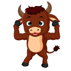 Obraz premium bull cartoon