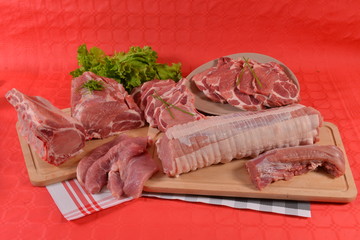assortiment de porc © pixelwebphoto
