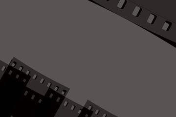 Fototapeta premium Modern film background