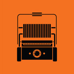 Kitchen electric grill icon
