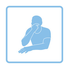 Thinking man icon