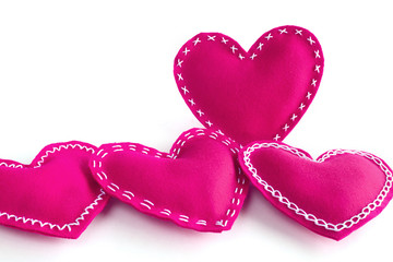 Valentines day hearts