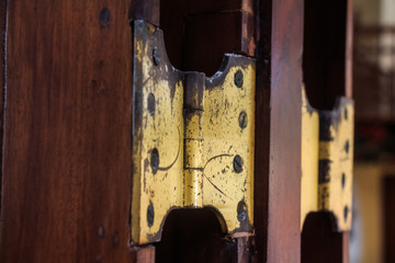 Old door hinge